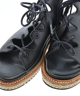 Y's（ワイズ）サンダル 黒 サイズ:2(23cm位) レディース/2200621701104