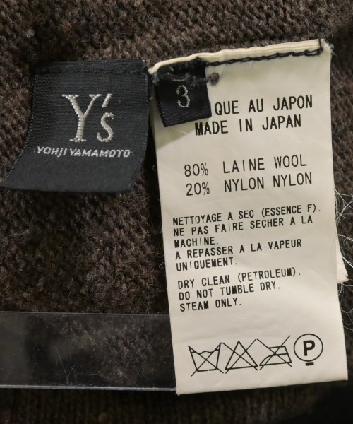 Y's（ワイズ）ニット・セーター 茶 サイズ:3(M位) レディース/2200620649056