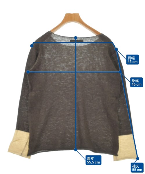 Y's（ワイズ）ニット・セーター 茶 サイズ:3(M位) レディース/2200620649056