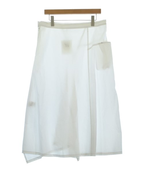 Y's（ワイズ）ロング・マキシ丈スカート 白 サイズ:2(S位) レディース/2200622989181