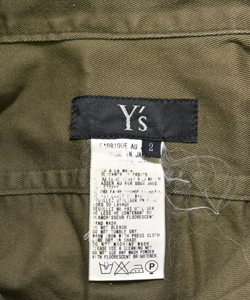 Y's（ワイズ）カジュアルシャツ カーキ サイズ:2(S位) レディース/2200623125021