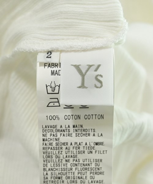 Y's（ワイズ）タンクトップ 白 サイズ:2(S位) レディース/2200623258040