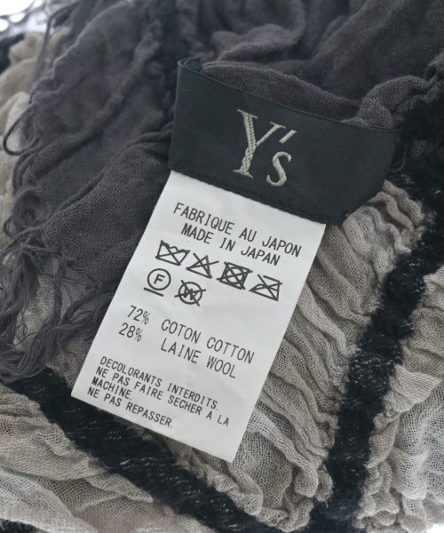Y's（ワイズ）ストール グレー サイズ:- レディース/2200623440025
