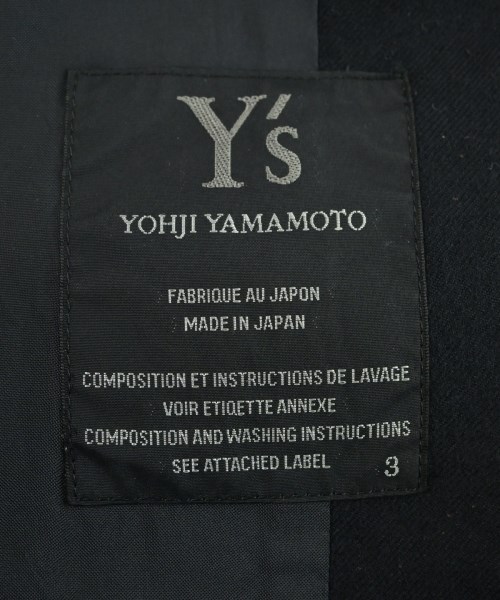 Y's（ワイズ）コート 黒 サイズ:3(M位) レディース/2200623589076