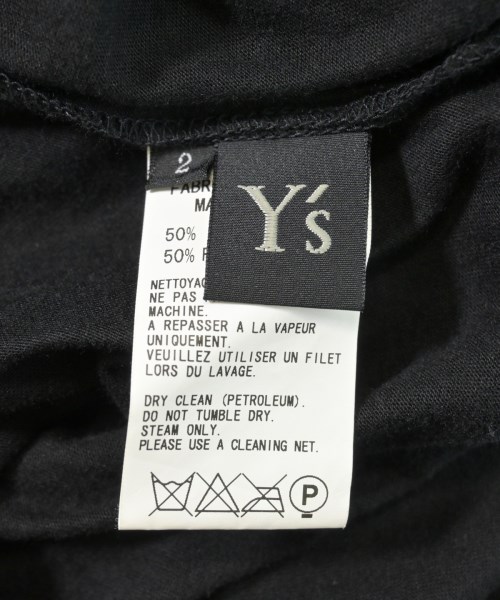 Y's（ワイズ）Tシャツ・カットソー 黒 サイズ:2(S位) レディース/2200624551072