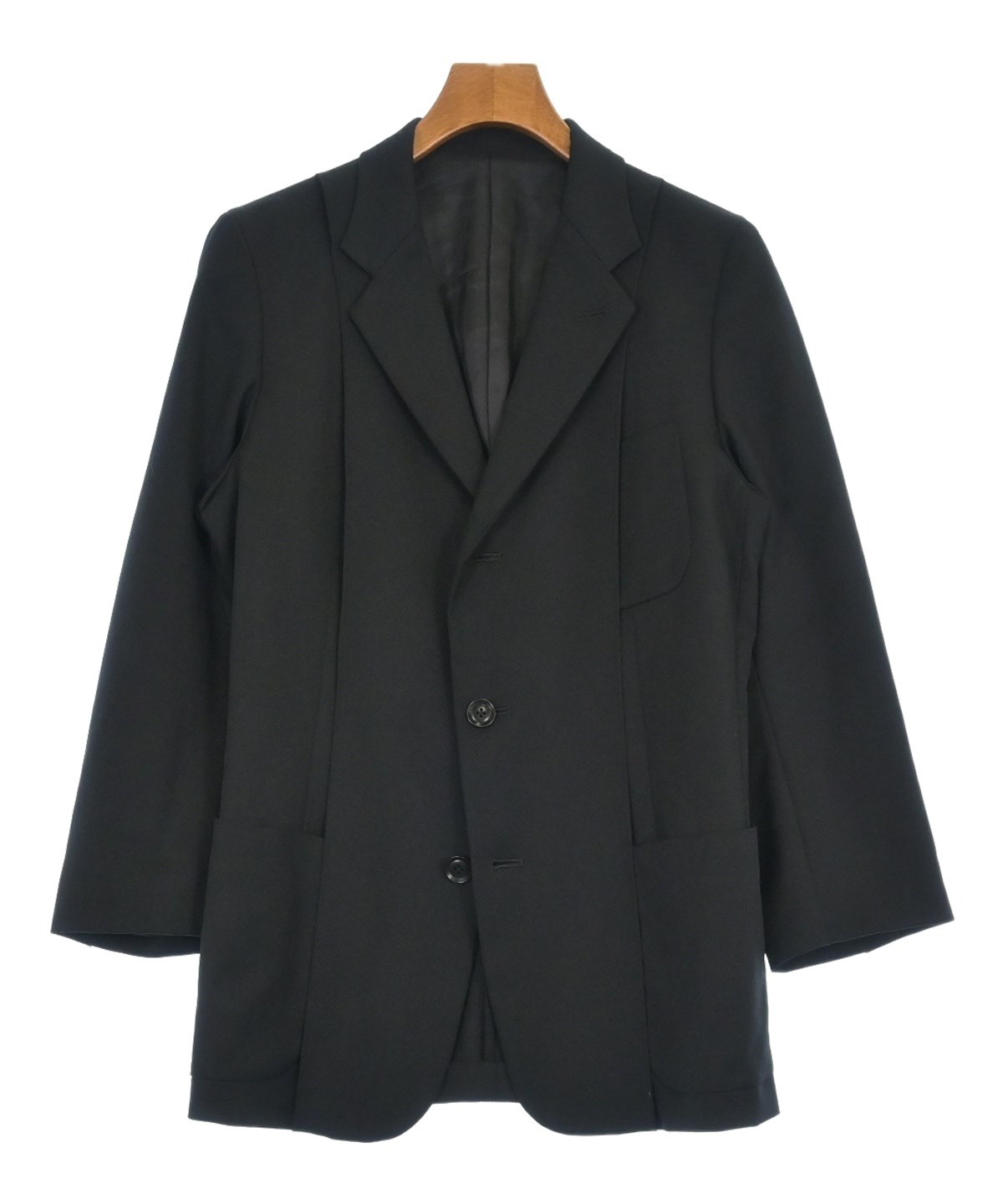 Y's 08ss テーラードジャケット サイズ1 Y's（ワイズ）テーラードジャケット 黒 サイズ:2(S位) メンズ