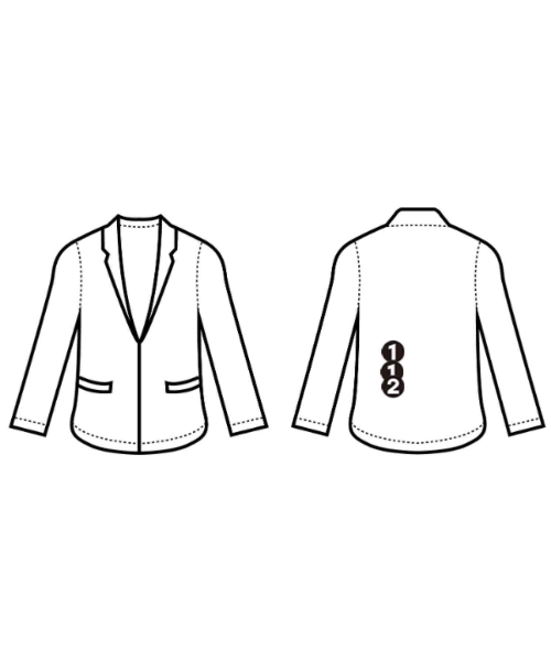 Y's（ワイズ）テーラードジャケット 茶 サイズ:-(M位) レディース/2200624783015