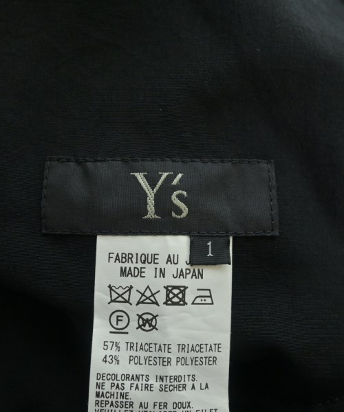 Y's（ワイズ）ワンピース 黒 サイズ:1(XS位) レディース/2200625050024