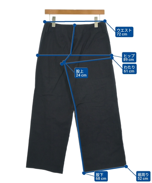 Y's（ワイズ）クロップドパンツ 紺 サイズ:1(XS位) レディース/2200621361025