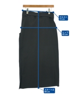 Y's（ワイズ）ロング・マキシ丈スカート 黒 サイズ:1(XS位) レディース/2200621361070