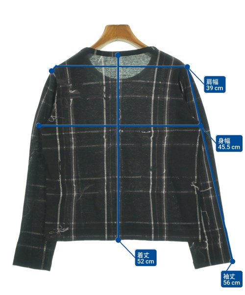 Y's（ワイズ）Tシャツ・カットソー 黒 サイズ:2(S位) レディース/2200621361087