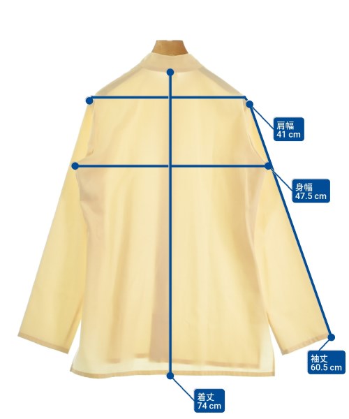 Y's（ワイズ）カジュアルシャツ 黄 サイズ:2(S位) レディース/2200625841264