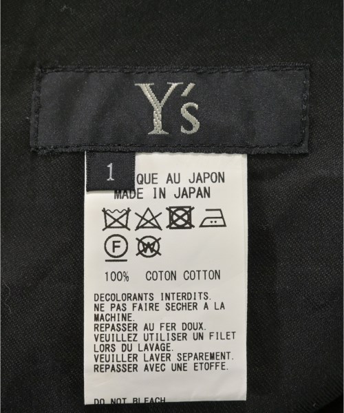 Y's（ワイズ）その他 黒 サイズ:1(XS位) レディース/2200623024423