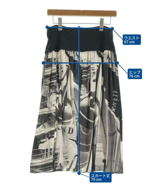 Y's（ワイズ）ひざ丈スカート 白 サイズ:2(S位) レディース/2200626974145