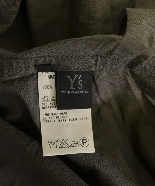 Y's（ワイズ）カジュアルシャツ 茶 サイズ:F レディース/2200623968062