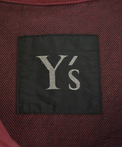 Y's（ワイズ）デニムジャケット 赤 サイズ:F レディース/2200629801059