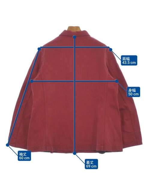 Y's（ワイズ）デニムジャケット 赤 サイズ:F レディース/2200629801059