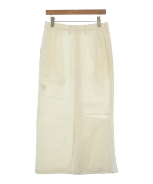 Y's（ワイズ）ロング・マキシ丈スカート 白 サイズ:2(S位) レディース/2200629835047