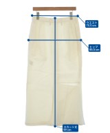 Y's（ワイズ）ロング・マキシ丈スカート 白 サイズ:2(S位) レディース/2200629835047