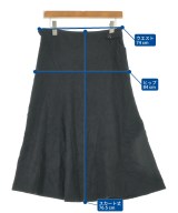 Y's（ワイズ）ひざ丈スカート 黒 サイズ:1(XS位) レディース/2200630207048