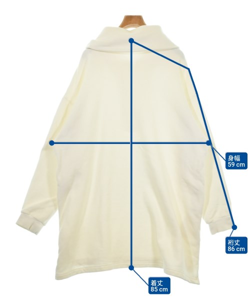 Y's（ワイズ）スウェット 白 サイズ:2(S位) レディース/2200630393031