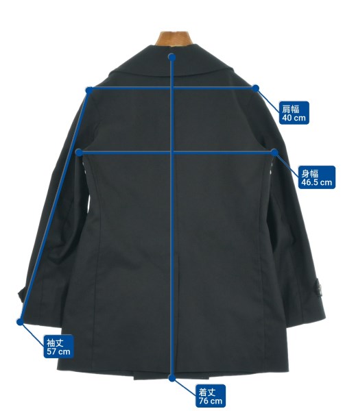 Y's（ワイズ）ピーコート 黒 サイズ:1(XS位) レディース/2200625010028