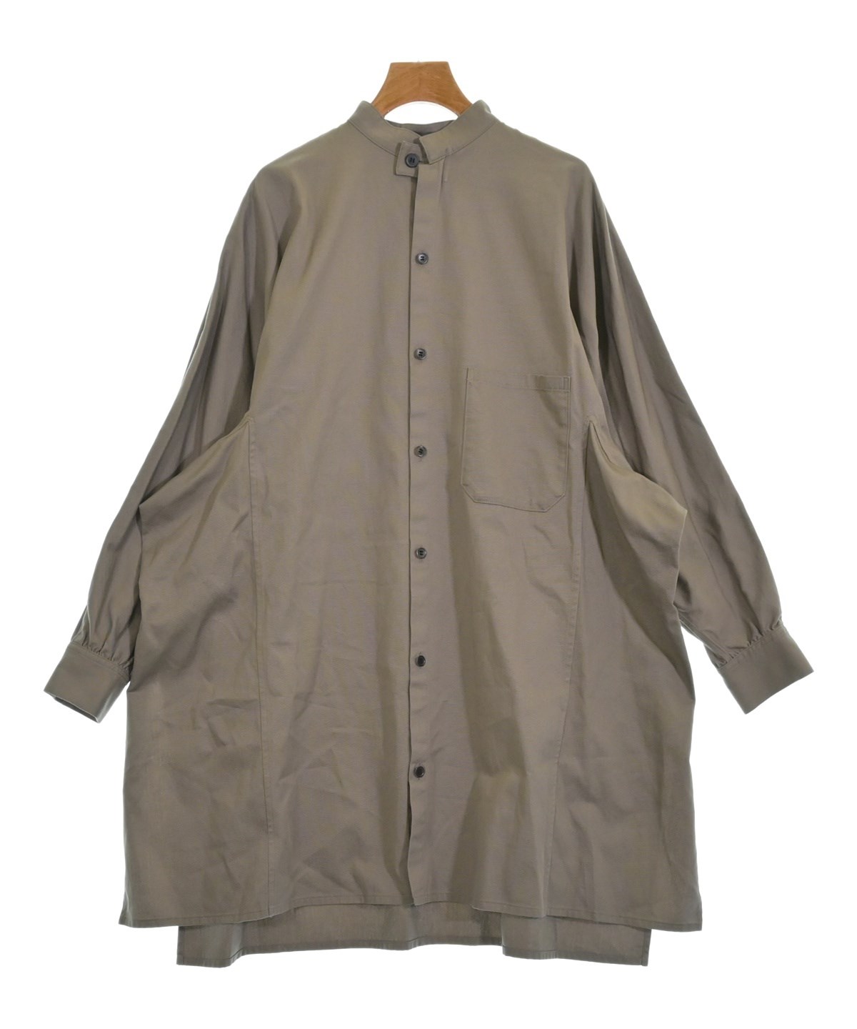 Y's（ワイズ）シャツワンピース グレー サイズ:1(XS位) レディース