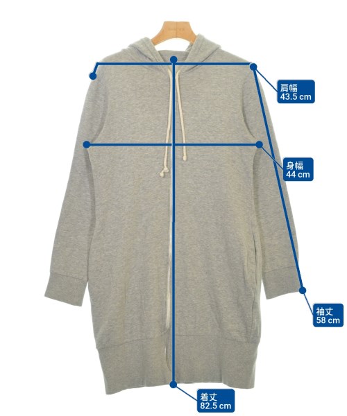 Y's（ワイズ）パーカー グレー サイズ:2(S位) レディース/2200631362029