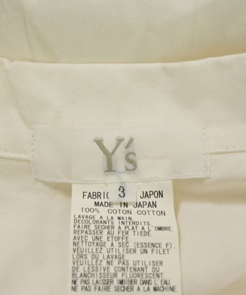 Y's（ワイズ）その他 白 サイズ:3(M位) レディース/2200632484065