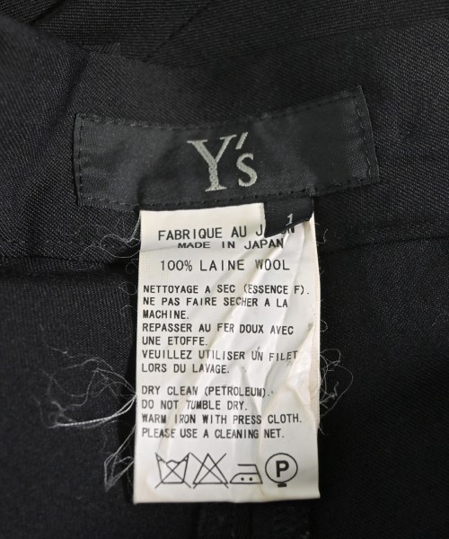 Y's（ワイズ）その他 黒 サイズ:1(XS位) レディース/2200633404079