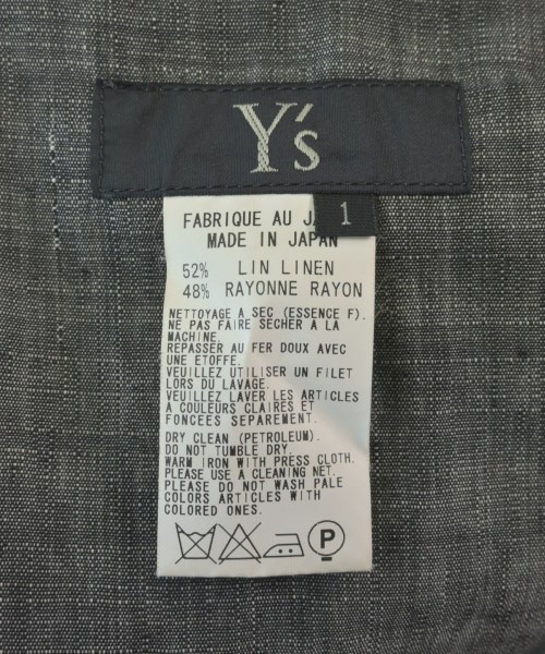 Y's（ワイズ）その他 グレー サイズ:1(XS位) レディース/2200615363028