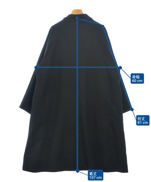 Y's（ワイズ）チェスターコート 黒 サイズ:F レディース/2200633674014