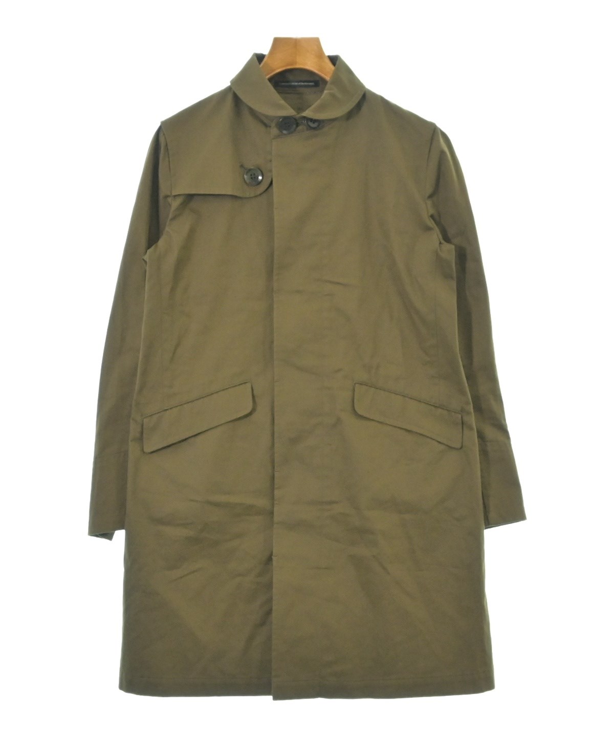 R*S様 ワイズ　ステンカラーコート　Y's Y's（ワイズ）ステンカラーコート カーキ サイズ:-(L位) レディース