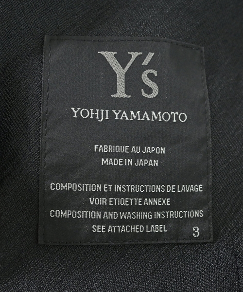 Y's（ワイズ）ジャケット 紺 サイズ:3(M位) レディース/2200607997019