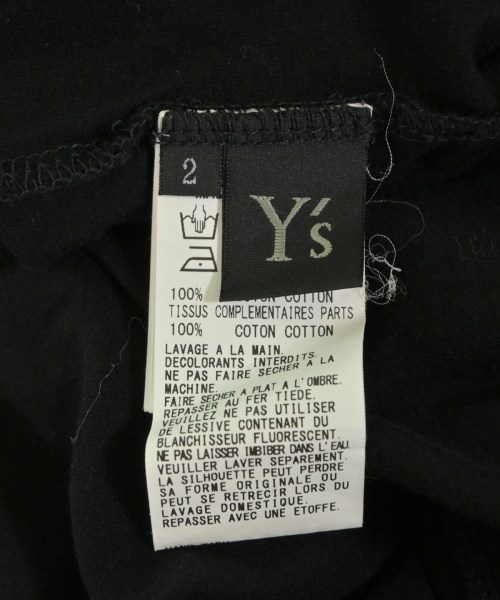 Y's（ワイズ）Tシャツ・カットソー 黒 サイズ:2(S位) レディース/2200614272024