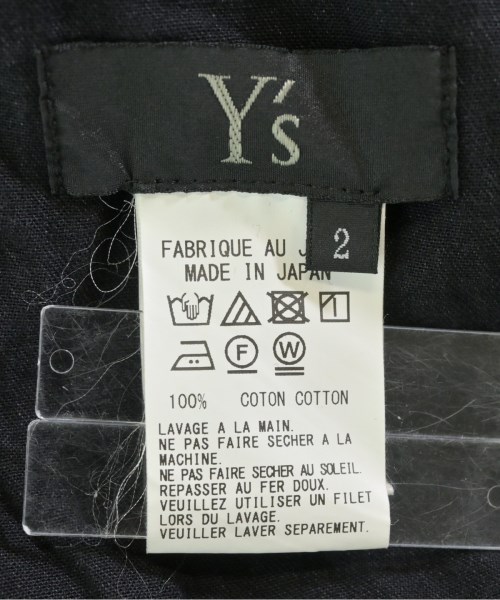 Y's（ワイズ）シャツワンピース 黒 サイズ:2(S位) レディース/2200615837017