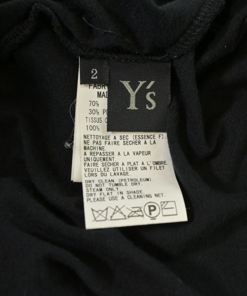 Y's（ワイズ）Tシャツ・カットソー 黒 サイズ:2(S位) レディース/2200608383026