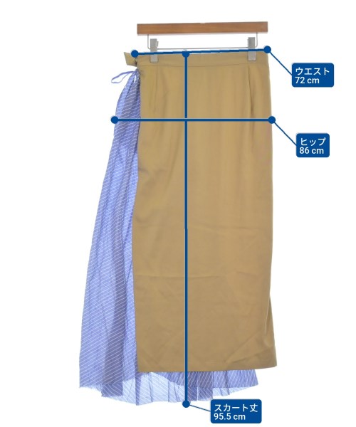 Y's（ワイズ）ロング・マキシ丈スカート ベージュ サイズ:1(XS位) レディース/2200618049165