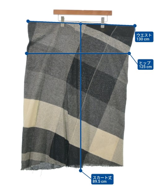 Y's（ワイズ）ひざ丈スカート グレー サイズ:3(M位) レディース/2200618049240