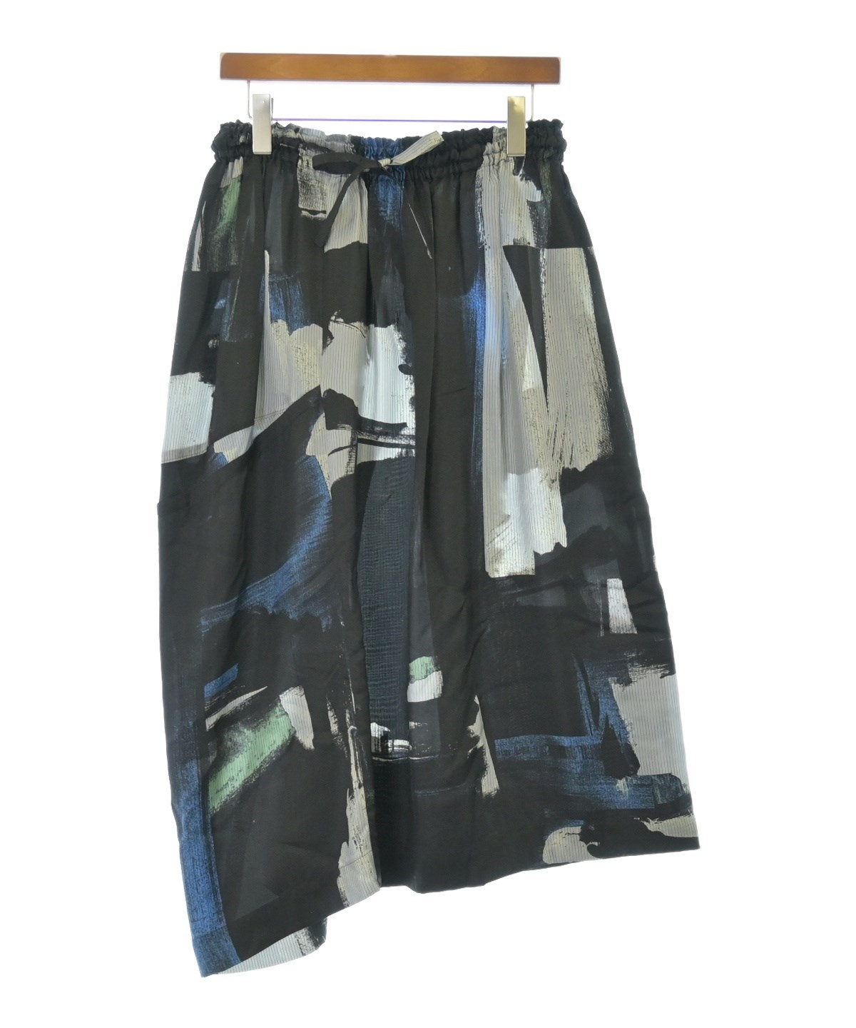 Y's ロング・マキシ丈スカート レディース ワイズ 中古　古着 ワイズ ロングスカート ストライプ レディース SIZE 1 (S) Y\u0027s Y\u0027s