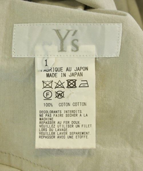 Y's（ワイズ）シャツワンピース グレー サイズ:1(XS位) レディース/2200612796041