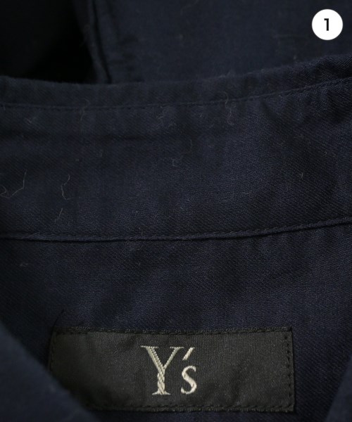 Y's（ワイズ）カジュアルシャツ 紺 サイズ:2(S位) レディース/2200618161010