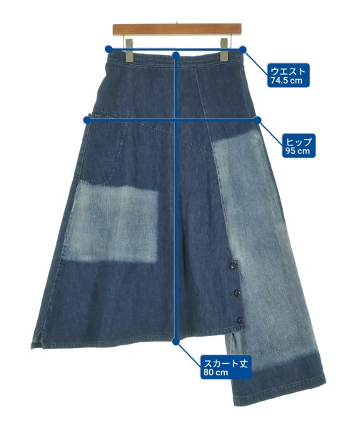 Y's（ワイズ）ロング・マキシ丈スカート 青 サイズ:1(XS位) レディース/2200609603031