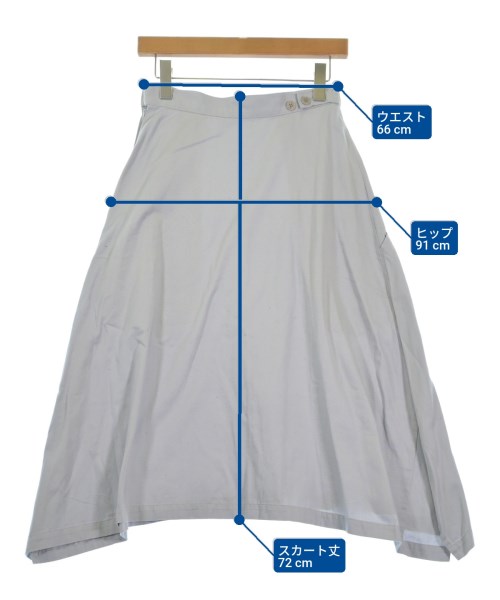 Y's（ワイズ）ひざ丈スカート グレー サイズ:1(XS位) レディース/2200620777209
