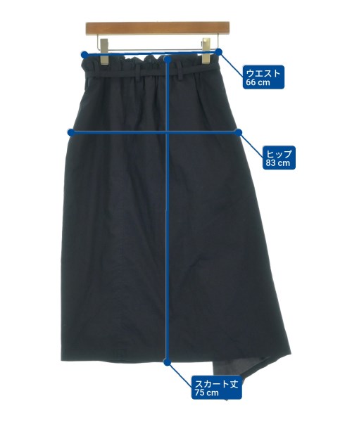 Y's（ワイズ）ロング・マキシ丈スカート 紺 サイズ:1(XS位) レディース/2200611020086