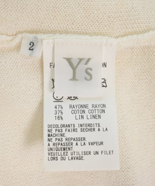 Y's（ワイズ）ニット・セーター 白 サイズ:2(S位) レディース/2200611020314