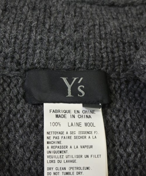Y's（ワイズ）カーディガン グレー サイズ:2(S位) レディース/2200663047123