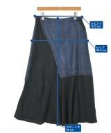 Y's（ワイズ）ロング・マキシ丈スカート 青 サイズ:2(S位) レディース/2200663047253
