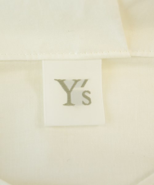 Y's（ワイズ）カジュアルシャツ 白 サイズ:1(XS位) レディース/2200663047512