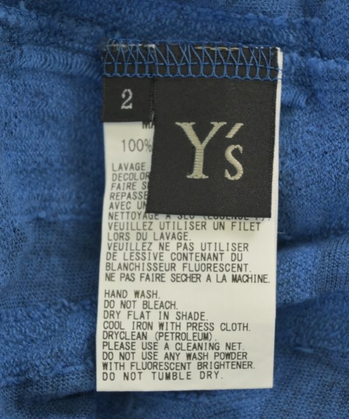 Y's（ワイズ）Tシャツ・カットソー 青 サイズ:2(S位) レディース/2200663047581